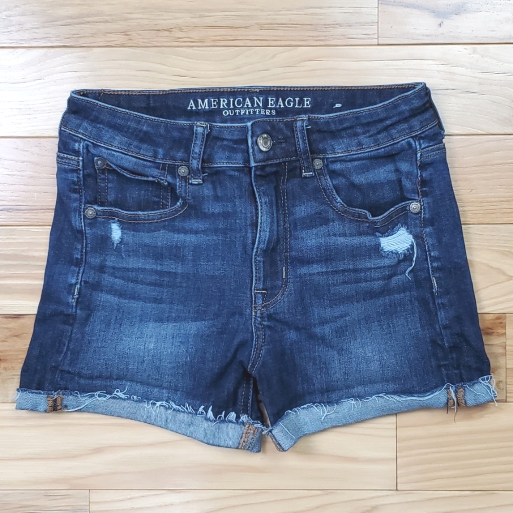 American eagle super high-rise shortie size 2